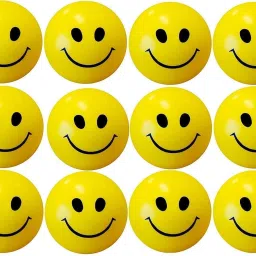 12pcs Smiley Squeeze Balls | 2 Inch Mini Happy Face Stress Anxiety Relief Balls - 2 inch-11