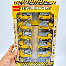 Mini Excavator Construction Bulldozer Long Crane Engineering Vehicle Set.-17