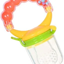 Soft Silicone Baby Fresh Fruit Food Nibbler Feeder Musical Star Rattle Teether Soother-24