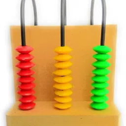 Wooden Kids Abacus with Plastic Beads-27
