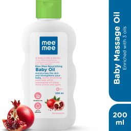 3in1 New Born Baby Massage Oil - Sunflower, Coconut & Olive - Soft/Non-Sticky-image-9