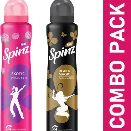 Exotic & Black Magic Perfumed Deo for Women,Combo Pack, (200ml x 2) Deodorant Spray-For Women-34