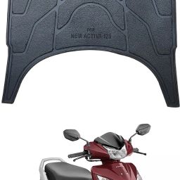 Activa 125 BS-6 Black Scooter Foot Mat For Honda Activa 125 Two Wheeler Mat-image-51