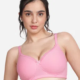 Susie Lightly Padded Non-Wired All Day Comfort Medium Coverage Cotton Bra-image-1