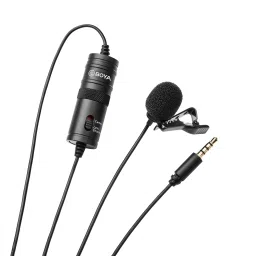 boya BY-M1 with mount1 Omnidirectional Lavalier Condenser Microphone with 6meter cable Microphone image 4