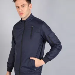 Full Sleeve Solid Men Quilted Jacket-image-51
