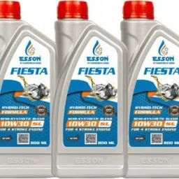 FIESTA 10W30 SL 800 ML-P3 Engine Oil 10W-30-SL Superior Performance 4-Stroke Engine Oil (Pack of 3) Conventional Engine Oil-picture-39
