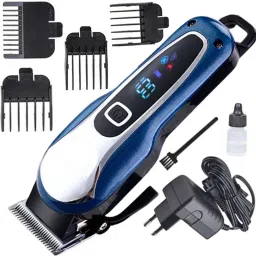 YHXG Rechargeable Cordless HairClipper With LCD Display With Adjustable TrimmingRange Grooming Kit 60 min Runtime 4 Length Settings-image-10