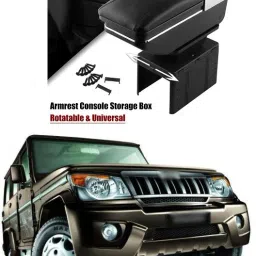Universal Car Armrest Center Console Pad,PU Leather Car Armrest Seat Box Cover Protector Protects from Dirt,Damage,Pet Scratches,Old Damaged Consoles (Black) A109 Car Armrest-5