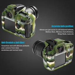 DIGICLIMBER D810/D810A Camera silicon cover For Niko-n Camera Bag image 4