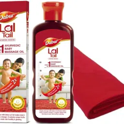 Lal Tail: Ayurvedic Baby Oil - 500ml with Muslin Cloth-image-60