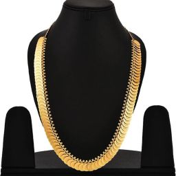 Temple Coin Necklace Chain Gold-plated Plated Metal Necklace Set-12