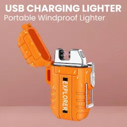 Explorer USB (Cigaratte Lighter)Windproof Flameless ARC Rechargeable LighterR384 Explorer USB (Cigaratte Lighter)Windproof Flameless ARC Rechargeable LighterR384 Pocket Lighter-image-70
