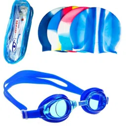 Swimming Kit Combo for Men and Boys (Swimming Cap and Goggles) Swimming Kit-image-43