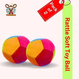 Soft Ball Toy Combo Pack of 2 Perfect for Playtime- 10 cm-27