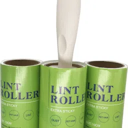 Lint Rollers Brush Reusable Sticky Picker Cleaner Roller Easy-Tear Sheets Travel Pet Hair Lint Roller 10cm Sheet (Set of 3) Lint Roller-29