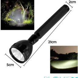 Rechargeable LED Torch with Long Lasting Battery Performance 700 mtr Long Range 5 hrs Torch Emergency Light-image-84
