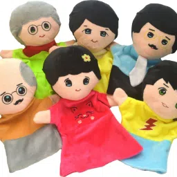 Family Hand Puppet Set of 6 Characters (10in) Hand Puppets-15