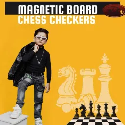 Travel Chess Set with Folding Chessboard Game Educational Toys for Kids Design 4 25 cm Chess Board-picture-16