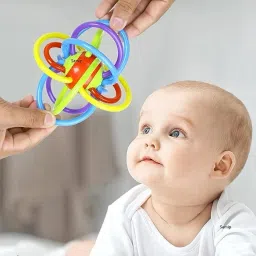 Sensory Teething Ring Toys Loops Silicone Rings Loop Teether for Baby Teether-27