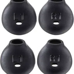 BBS PRO 4 Pcs ( 2 Pair) Black cover Anti-Slip Silicone Replacement Ear Tips U EO-BG920 Bluetooth Earphone In The Ear Headphone Cushion-13