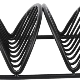 Stainless Steel Taco Holder Stand with Dip Bowl Stylish and Durable Taco Shell Taco Holder Serving Set-image-7