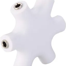 Gabbar White Multi headphone splitter that connects up to 5 devices 3.5mm Stereo Audio Splitter + 20cm AUX Phone Converter-picture-10
