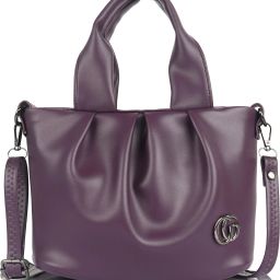 Purple, Multicolor Women Sling Bag CG Stylish Pleated Design Faux PU Sling Bag for Women with Adjustable Strap-image-98