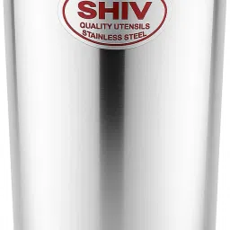 Stainless Steel Glass Royal 7cm Diameter Plain Shiv Glass Glass Set Water/Juice Glass-image-90