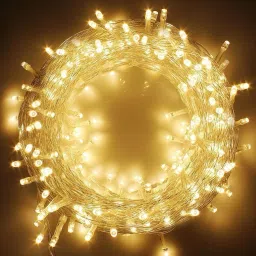40 LEDs 11 m Yellow Steady String Rice Lights-16