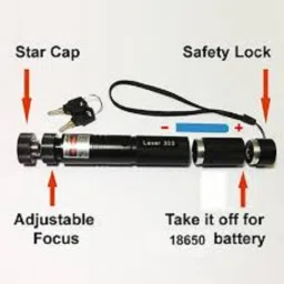 XTRDT Laser Light Pen, Presentation Disco Pointer Pen Beam with Adjustable Antenna Cap to Change image 4