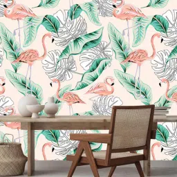 space of joy 16 Feet Summer Flora 350 Gsm Wallpaper Roll-picture-40