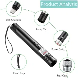 Hiwaga Green Laser Pointer for Presentation II Multi shape Adjustable Disco Laser Light Laser Light Teaching Pen, Green Laser Pointer, High Power Flashlight Led Light image 3