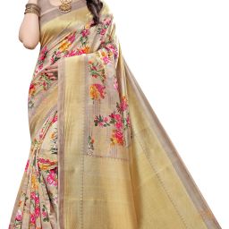Printed Assam Silk Art Silk Saree-image-88