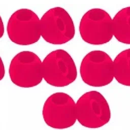 YTM 50 Silicon Earbuds Rubber Earbuds Tips in The Ear Headphone Cushion (Dark Pink) In The Ear Headphone Cushion-image-89