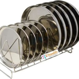 Plate Kitchen Rack Stainless Steel V Shape Plate Stand Big V Plate Stand Steel-image-40