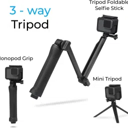 WRADER Portable Action Camera Tripod Mount for Mini Action Cameras Tripod Stand Mount Tripod image 5