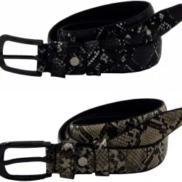 Women Multicolor Artificial Leather, Synthetic Belt-image-91