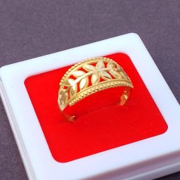 Kardo 3 Quality Gold Ring For Women Alloy Gold Plated Ring-image-65