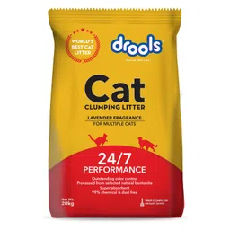 drools Clumping Lavender frangrance bentonite Cat Litter 20 Kg Pet Litter Tray Refill-picture-35