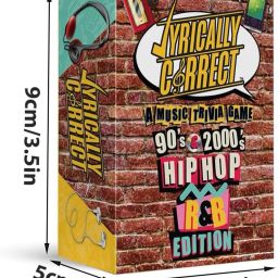 90s & 2000s Hip Hop Music Trivia Lyrically Correct Card Game-image-10
