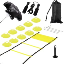 Agility Training Set Soccer Training Equipment for Kids Agility Ladder Speed Football Kit-image-29