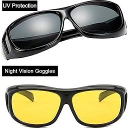 dn brothers UV Protection, Riding Glasses, Polarized, Others Rectangular Sunglasses (Free Size) image 3