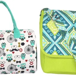 14 L Hand Duffel Bag - Delmah-01 - Green, Yellow - Regular Capacity-68