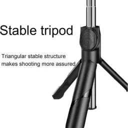 Wanzhow New Bluetooth Extendable Selfie Stick with Wireless Remote 3 Axis Gimbal for Mobile image 3