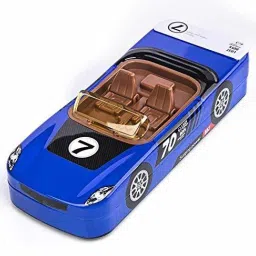 Racing Car Car Art Metal Pencil Box-image-1