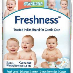 Ultra Soft Baby Diaper Pants | 12H Absorption | Leak-Proof | Rash-Free Care - L-30