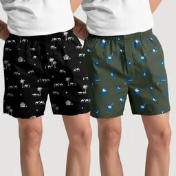 zakhifashion Pack of 2 Printed Women Boxer-picture-17