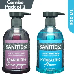Liquid Handwash - Sparkling Champagne & Hydrating Aqua | Combo Pack Hand Wash-image-99