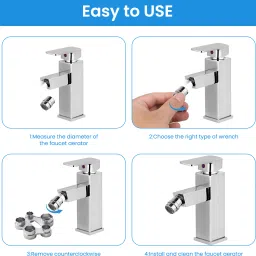 probero Faucet Aerator Removal Tool Universal Multi Purpose Wrench Multi Vise Tool image 4